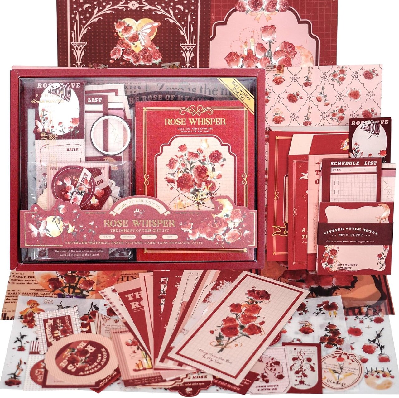 Scrapbooking Kit 23 PCS( Rose Whisper) 9.06 x 7.28 x 0.91 inches